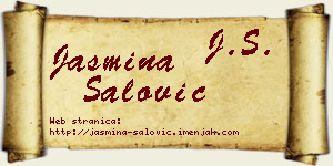 Jasmina Šalović vizit kartica
